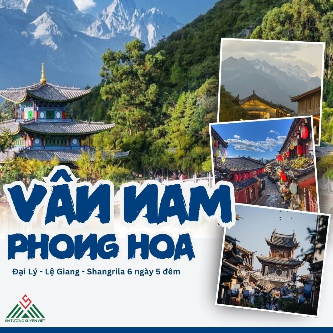 KHÁM PHÁ VÂN NAM PHONG HOA 6n5đ