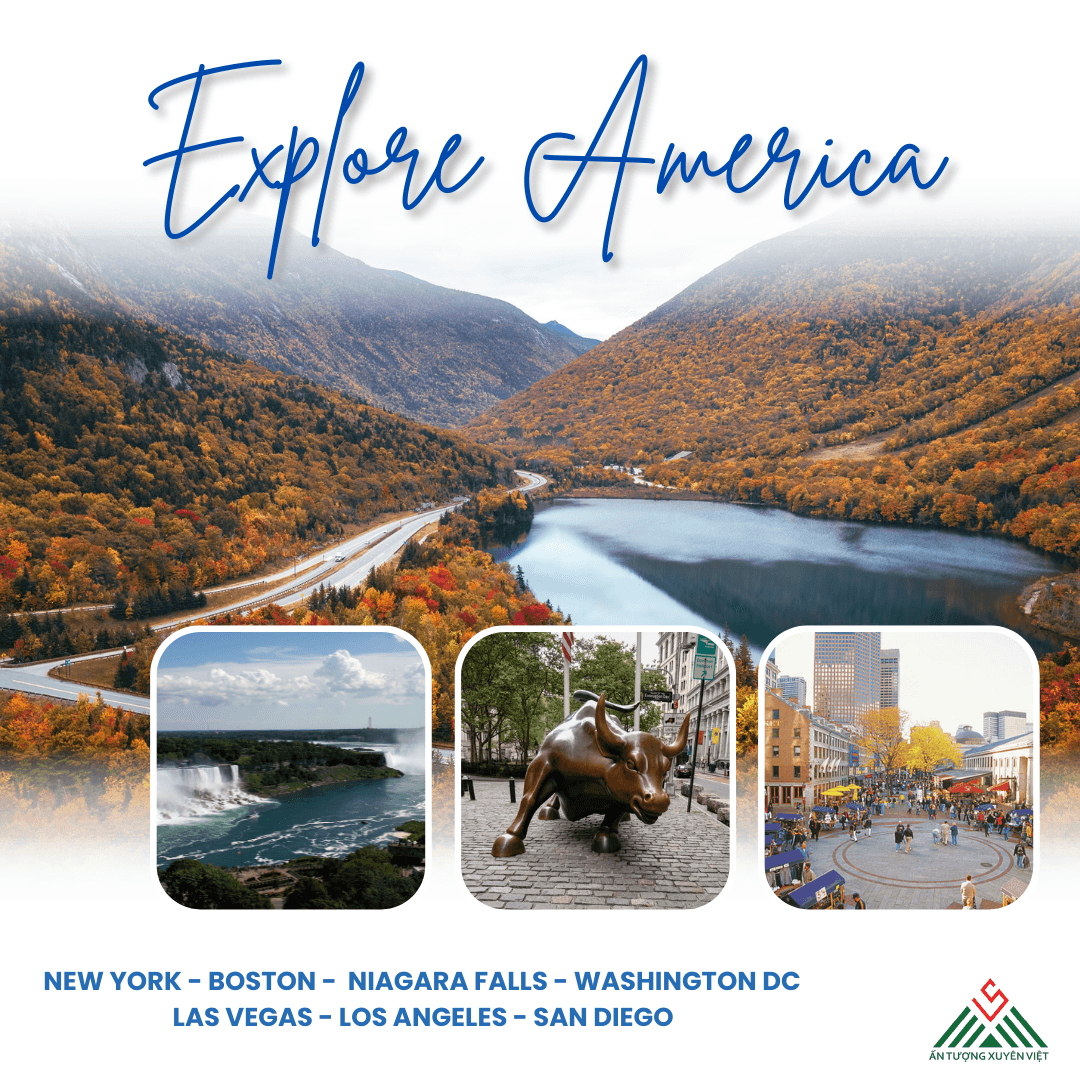 NEW YORK - BOSTON - NEW HAMPSHIRE - ARTIST’S BLUFF - ECHO LAKE - KANCAMAGUS HIGHWAY - WHITE MOUNTAINS - ALBANY - BUFFALO - NIAGARA FALLS - CORNING - WASHINGTON DC - LAS VEGAS - RED ROCK CANYON - LOS ANGELES - SAN DIEGO
