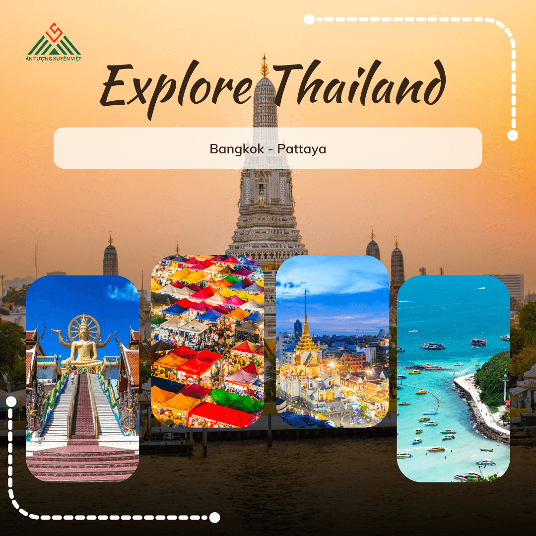 Hà Nội - Bangkok - Pattaya - Hà Nội 5 ngày 4 đêm